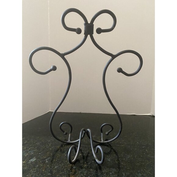 Southern Living at Home Iron Art #40022-Wrought Iron-Plate or Cookbook Holder - Picture 5 of 5
